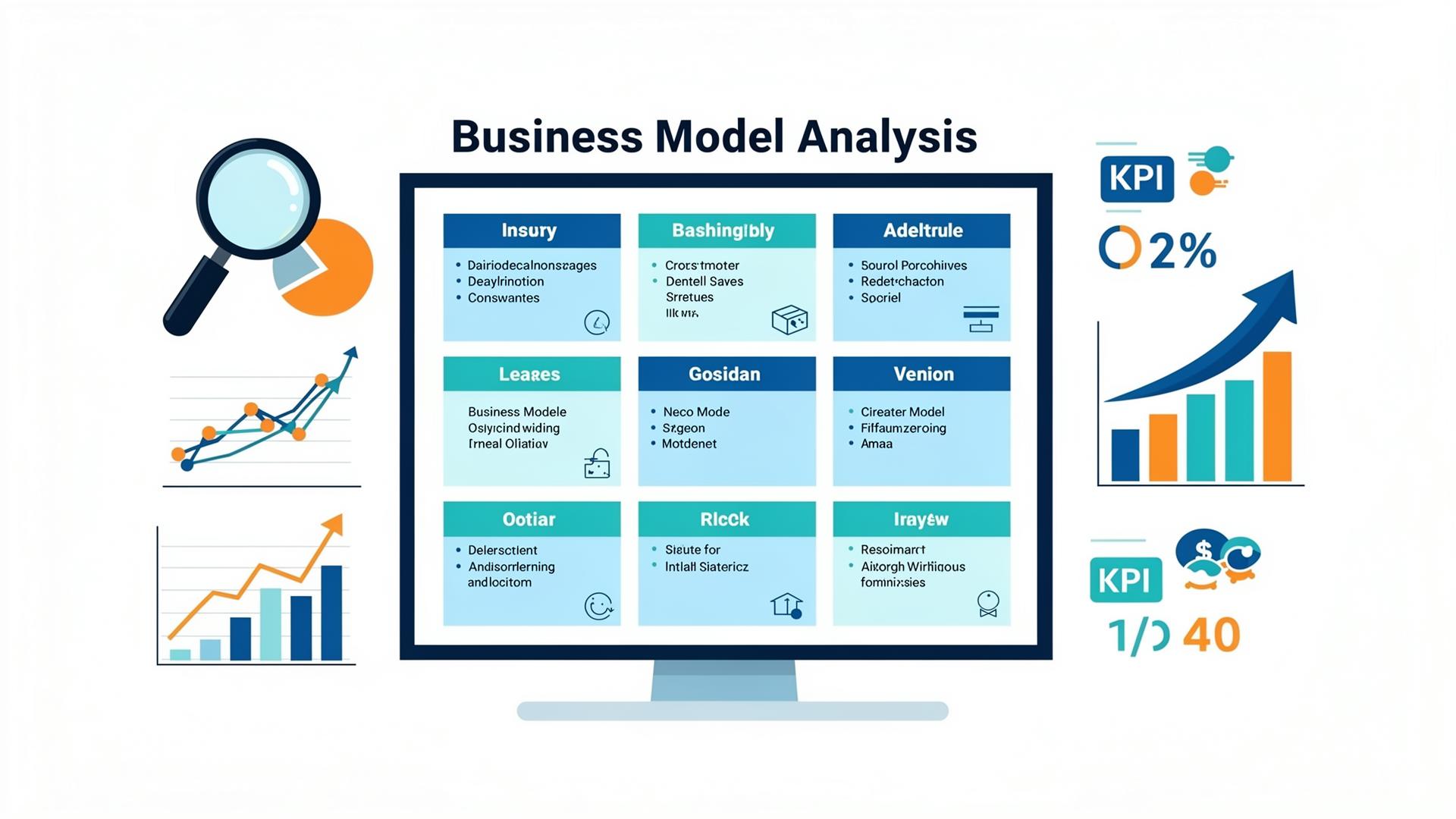 Аналіз бізнес-моделі - Business Model Canvas з аналітичними елементами